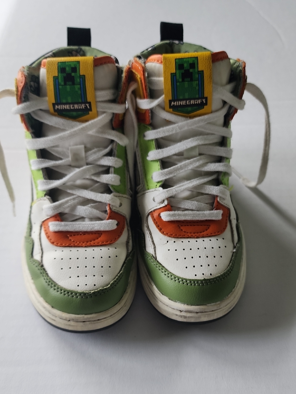 Rare Kids' Minecraft High-Top Sneakers Lace up/Zip Little Kids 11.5-12 - Picture 3 of 14